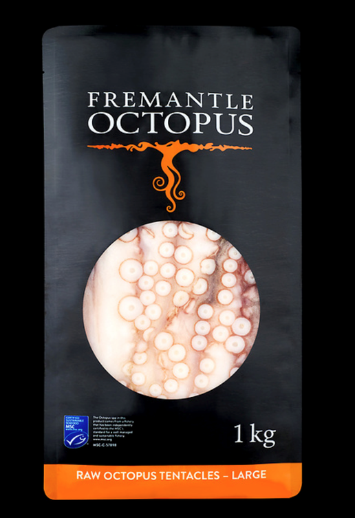 Fremantle Octopus Raw Frozen Medium 1kg